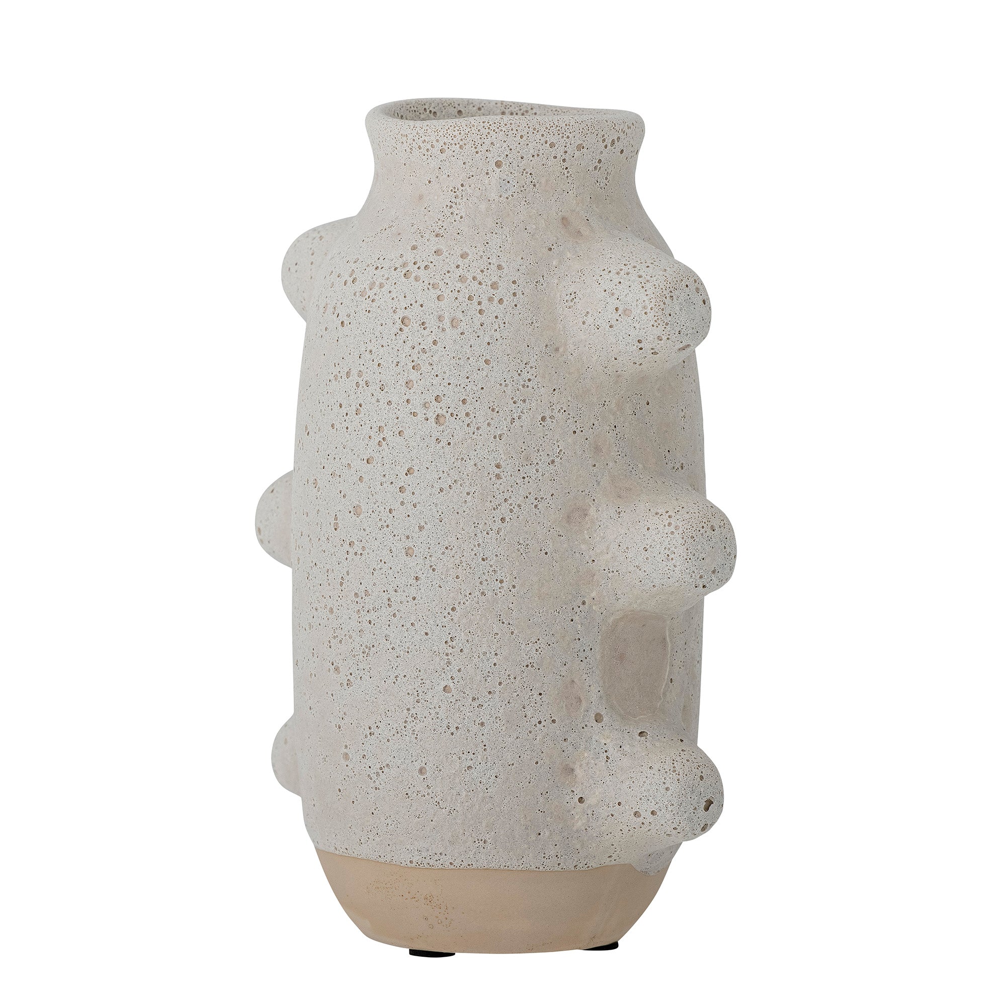Birka - Lote de 4 Jarrones Decorativos - Blanco - Cerámica