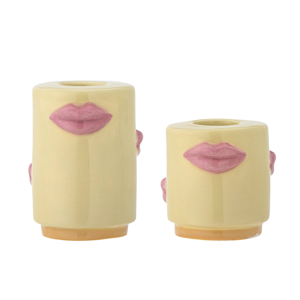 Sassy - Portavelas - Amarillo - Gres