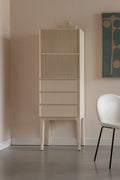 June 1 Puerta 3 Cajones - Armario - Roble macizo - Beige