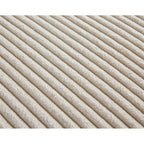 Garance - Canapé Droit - 2 Places - Velours Côtelé - Beige