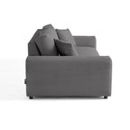Garance - Straight Sofa - 3-Seater - Corduroy - Dark Grey