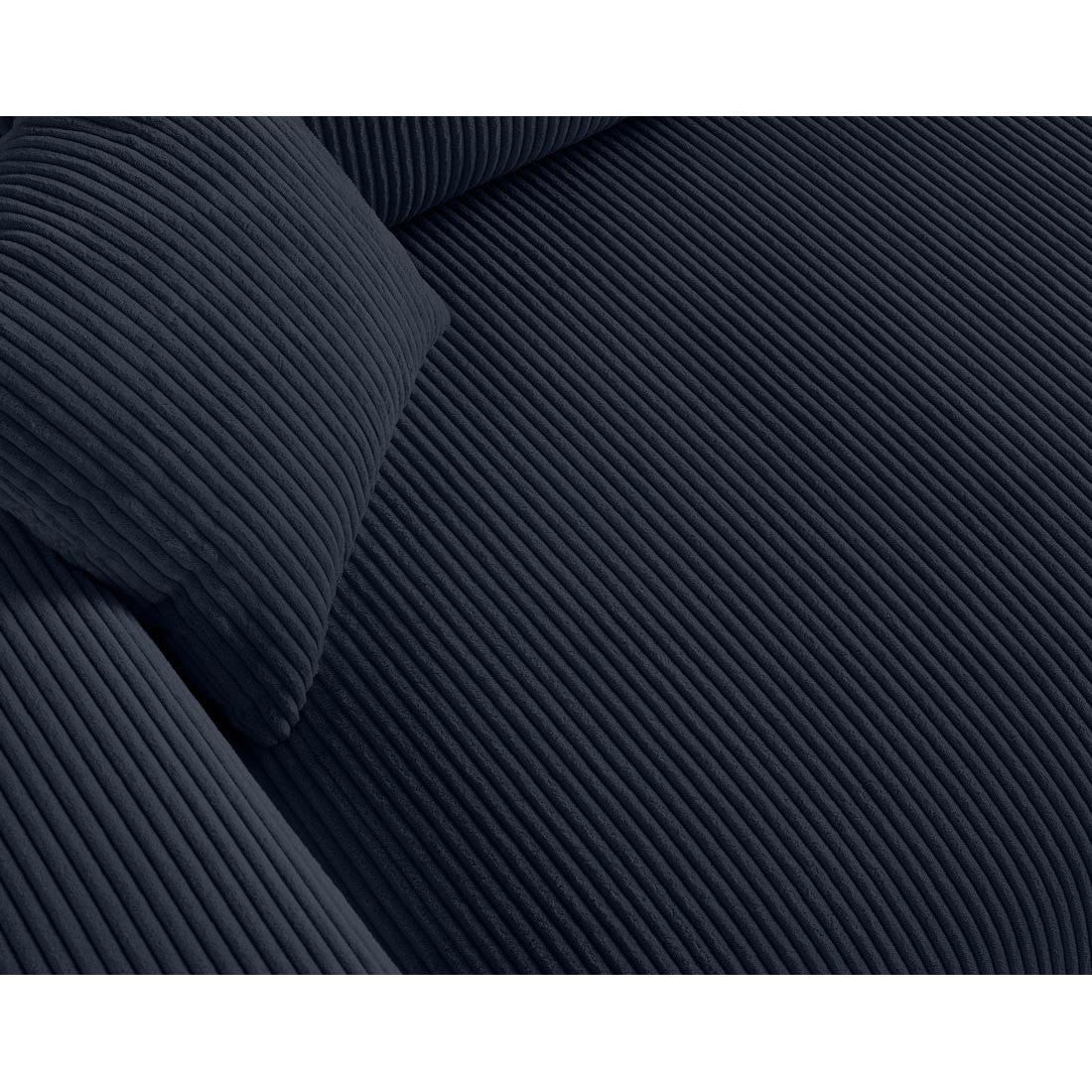 Garance - Straight Sofa - 3 Seater - Corduroy - Midnight Blue