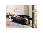 Garance - Straight Sofa - 3 Seater - Corduroy - Midnight Blue