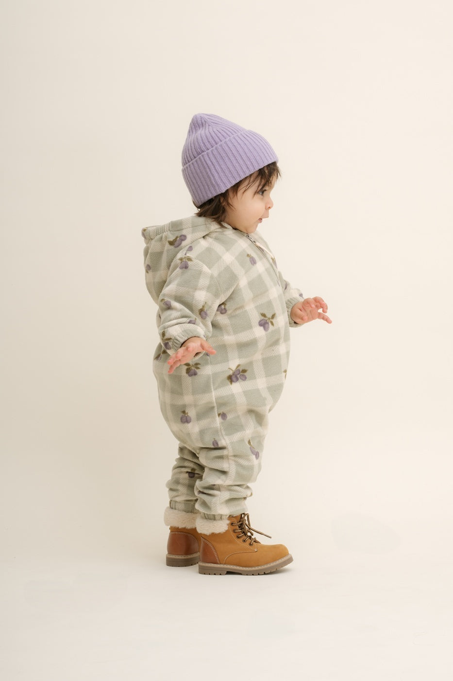 Knitted Beanie - Lilac