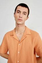 Chemise Manches Courtes Gardener Orange