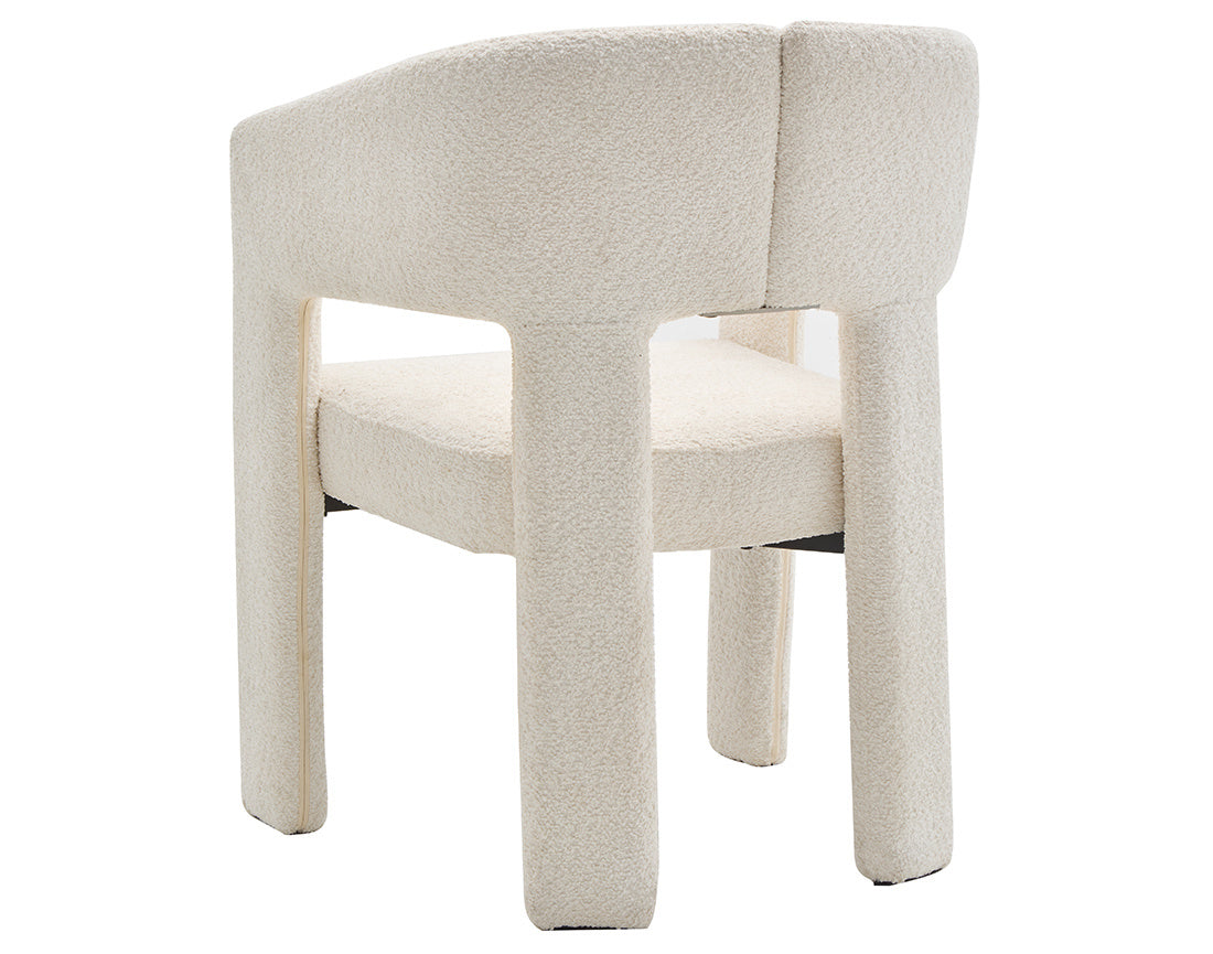 Gaspard - Armchair - Bouclé Fabric - Beige