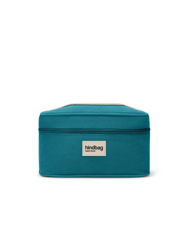 Beauty Case Gaspard - Pfauenblau