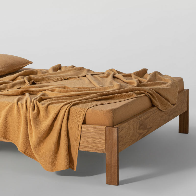 Flat Sheet - In Cotton Gauze 185G/M² - Honey