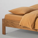 Fitted Sheet - In Cotton Gauze 185G/M² - Honey