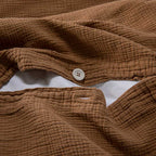 Duvet Cover - In Cotton Gauze 185G/M² - Hazelnuts