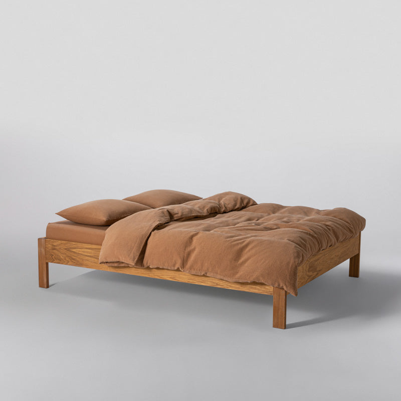 Duvet Cover - In Cotton Gauze 185G/M² - Hazelnuts
