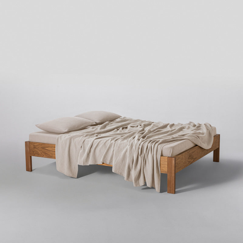 Flat Sheet - In Cotton Gauze 185G/M² - Sand Beige