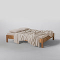 Flat Sheet - In Cotton Gauze 185G/M² - Sand Beige