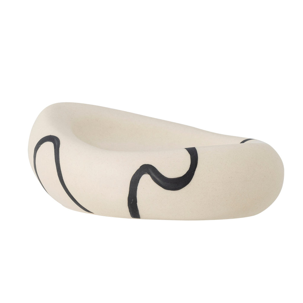 Minna - Lote de 4 Cuencos - Blanco - Gres