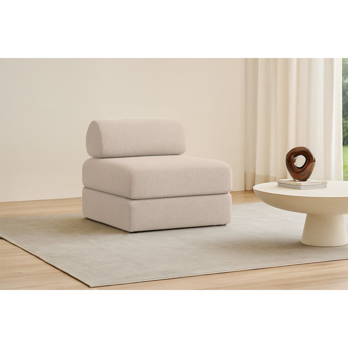 Gemma Armchair - Smooth Fabric