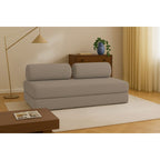 Gemma Straight Sofa - 3 Seater - Smooth Fabric