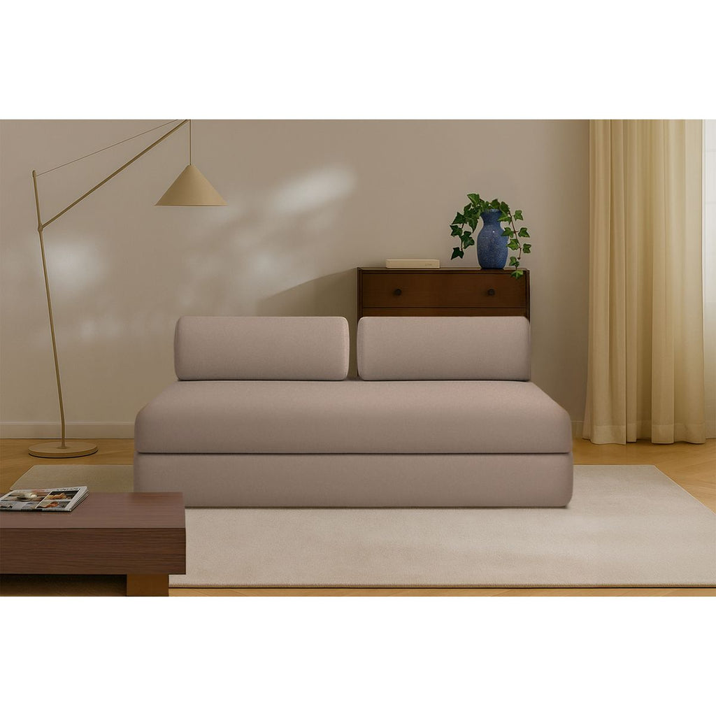 Gemma Straight Sofa - 3 Seater - Smooth Fabric