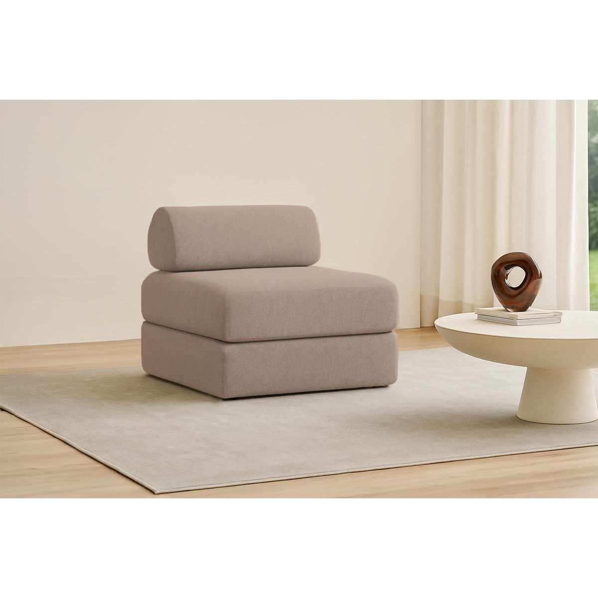 Gemma Armchair - Smooth Fabric