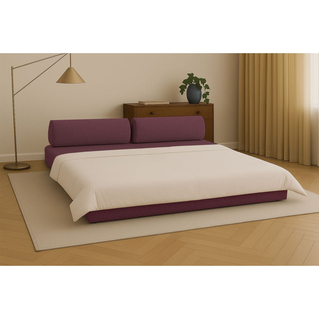 Gemma Straight Sofa - 3 Seater - Smooth Fabric