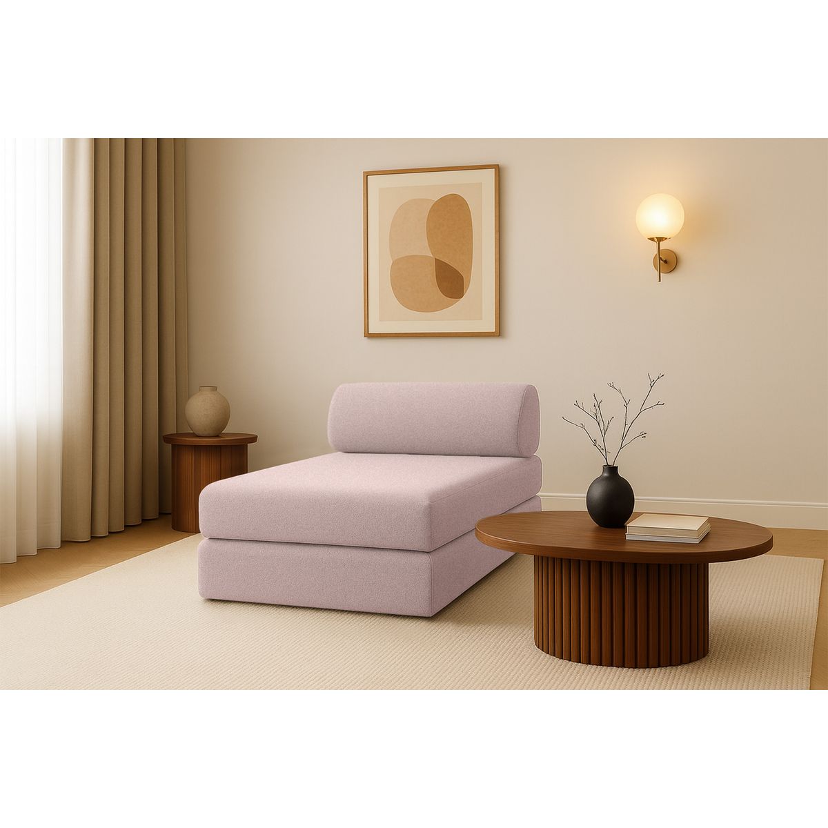Gemma Daybed - 3 Seater - Smooth Fabric