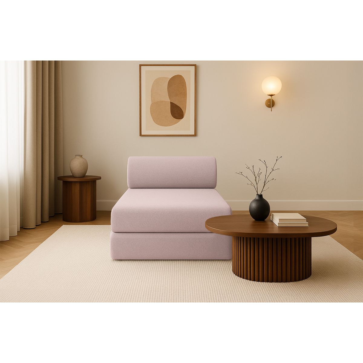 Gemma Daybed - 3 Seater - Smooth Fabric