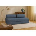 Gemma Straight Sofa - 3 Seater - Smooth Fabric