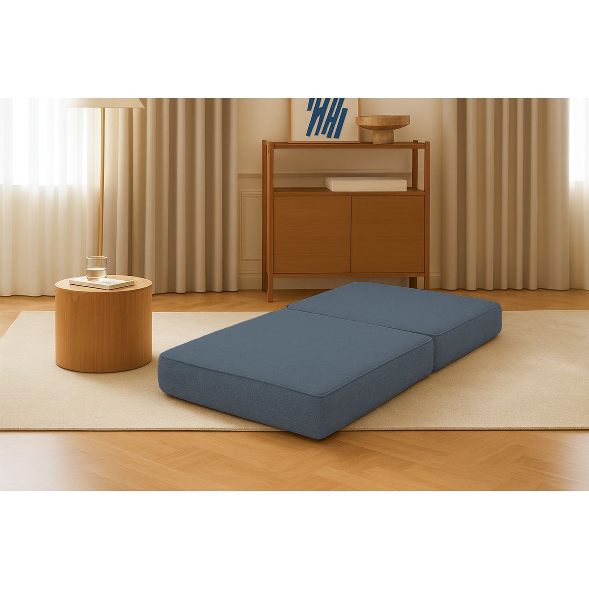 Pouf Gemma - Tissu Lisse