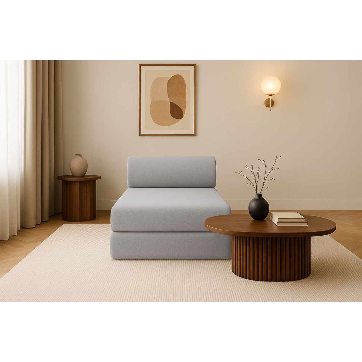 Gemma Daybed - 3 Seater - Smooth Fabric