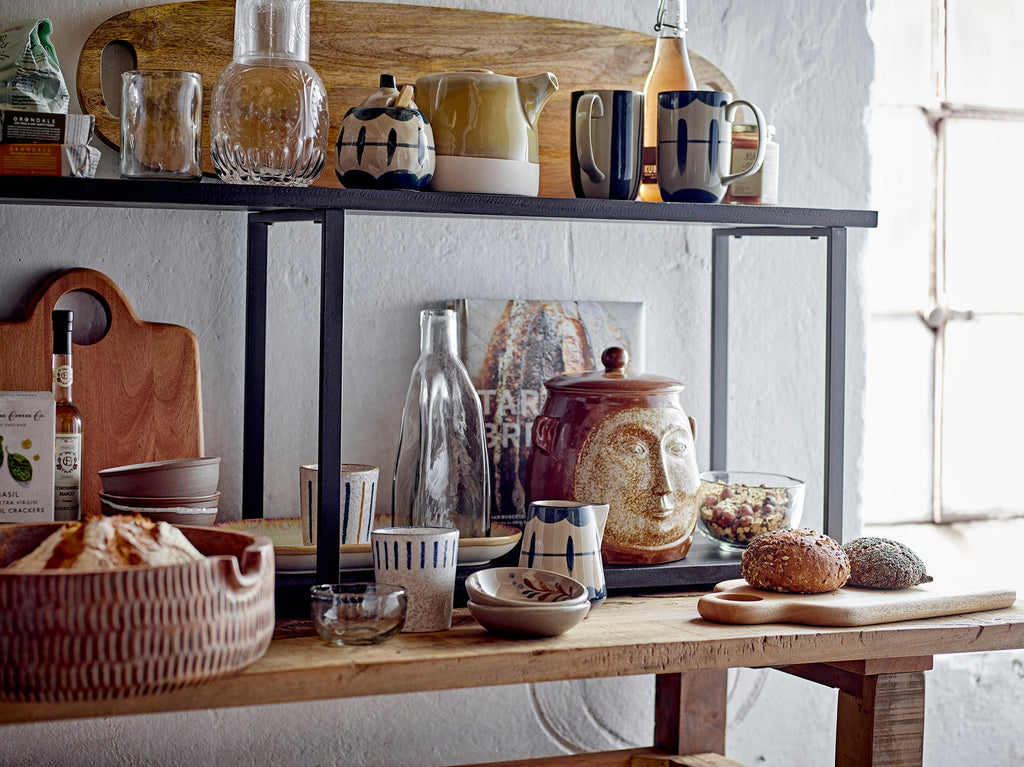 Allium - Lot de 6 Mugs - Bleu - Grès