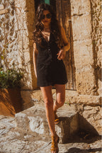 Gilet Marcel Lin Viscose Noir