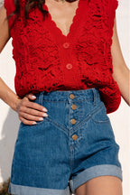 Gilet Paula Rouge