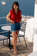Gilet Paula Rouge