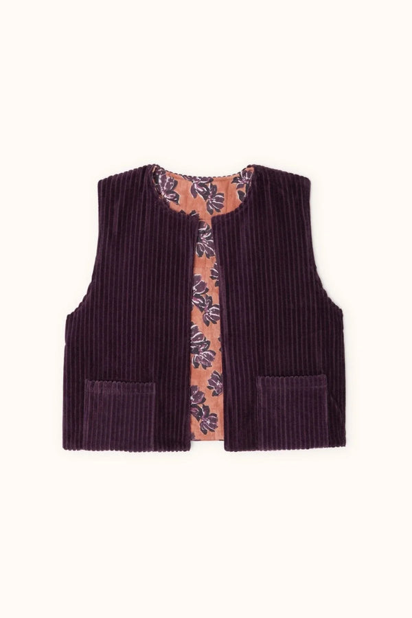 Gilet Sakari - Violeta Rust