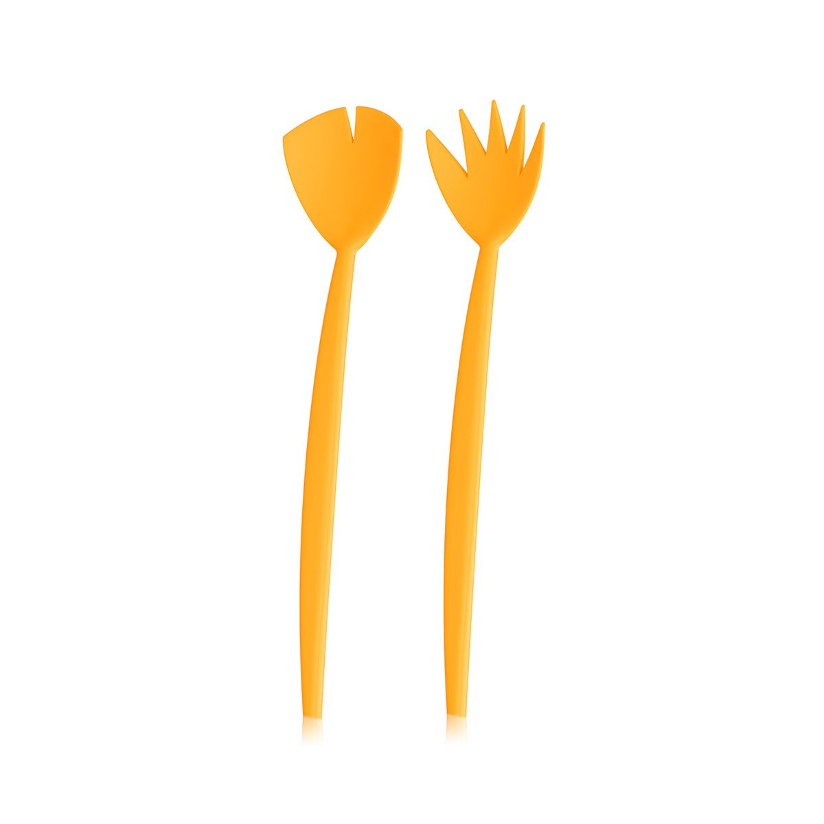 Juego de 2 ensaladeras Topee con cubiertos - 3L y 4,9L - Yema