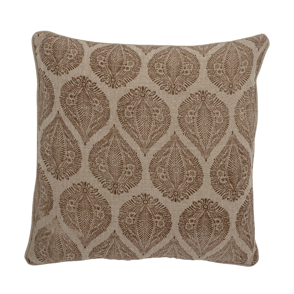 Cergy - Lot de 4 Coussins - Marron - Coton