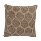 Cergy - Lot de 4 Coussins - Marron - Coton
