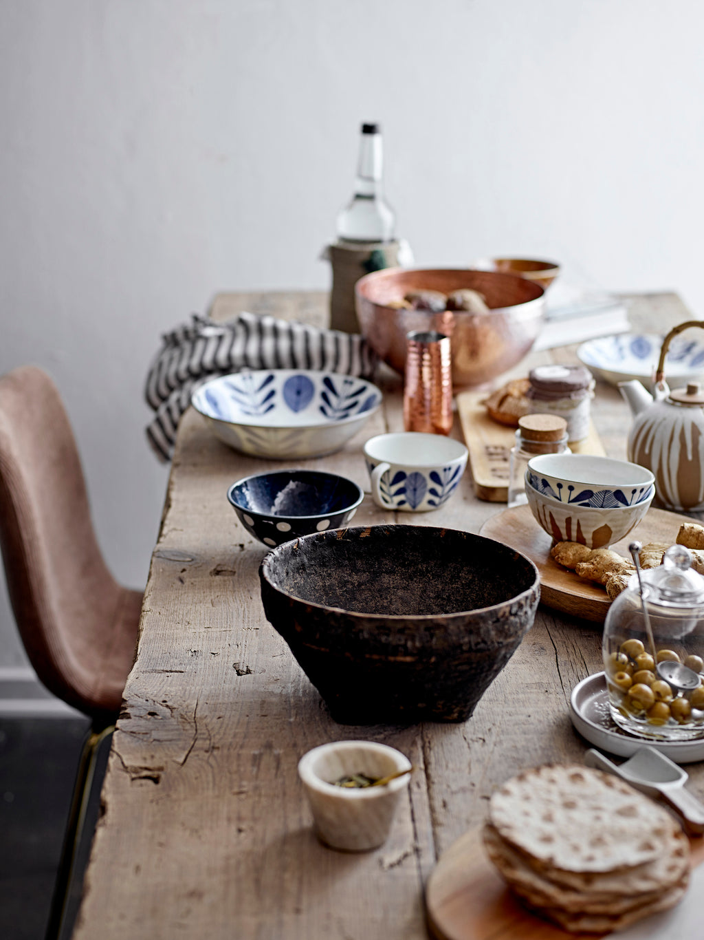 Camellia - Plato Hondo - Azul - Porcelana