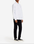 Maison Kitsuné - Camisa clásica con parche de zorro tricolor - Negro - Hombres