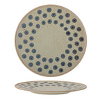 Tinni - Lot de 12 Assiettes - Bleu - Grès