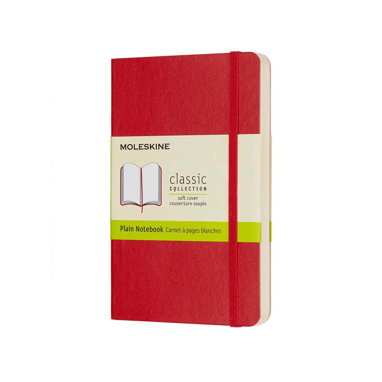 Classic Notebooks - PU - Polyurethane - Scarlet Red