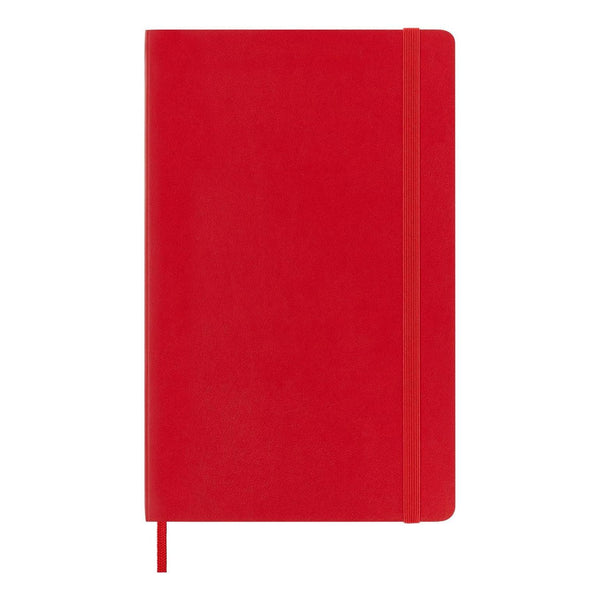 Cuaderno clásico grande 13X21 - Páginas rayadas - Rojo escarlata