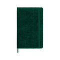 Carnet Textile Large 13X21 - Pages Lignées - Vert Bouteille