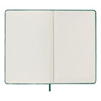 Carnet Textile Large 13X21 - Pages Lignées - Vert Bouteille