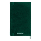 Carnet Textile Large 13X21 - Pages Lignées - Vert Bouteille