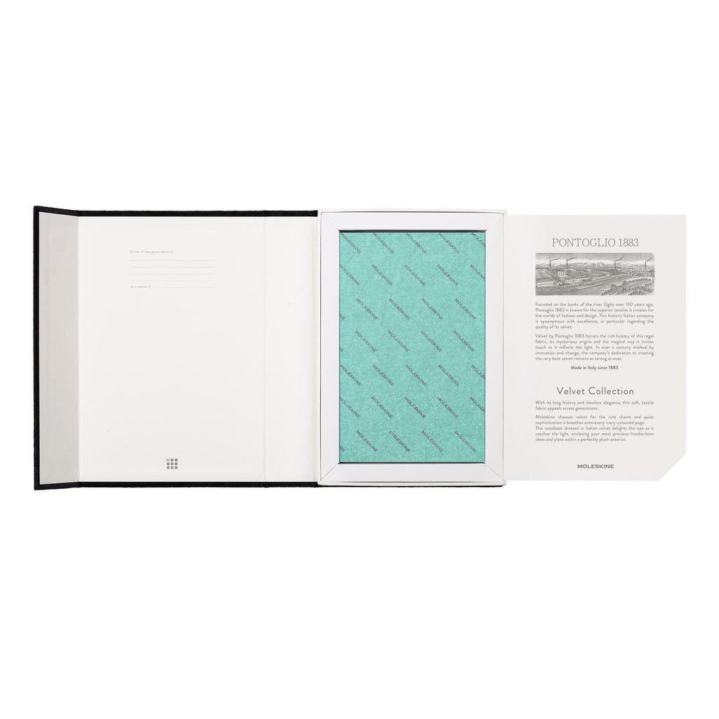 Carnet Textile Large 13X21 - Pages Lignées - Vert Bouteille
