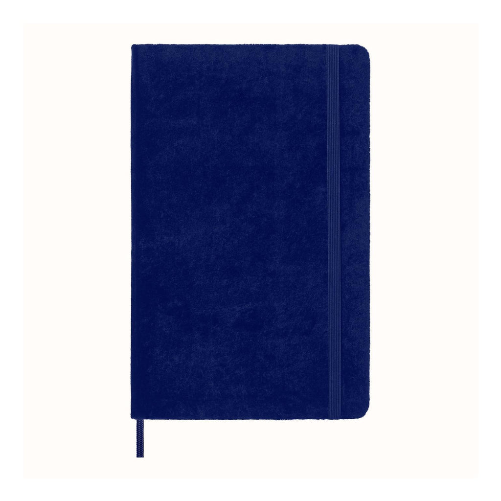 Carnet Textile Large 13X21 - Pages Lignées - Violet Iris