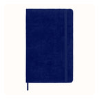Carnet Textile Large 13X21 - Pages Lignées - Violet Iris