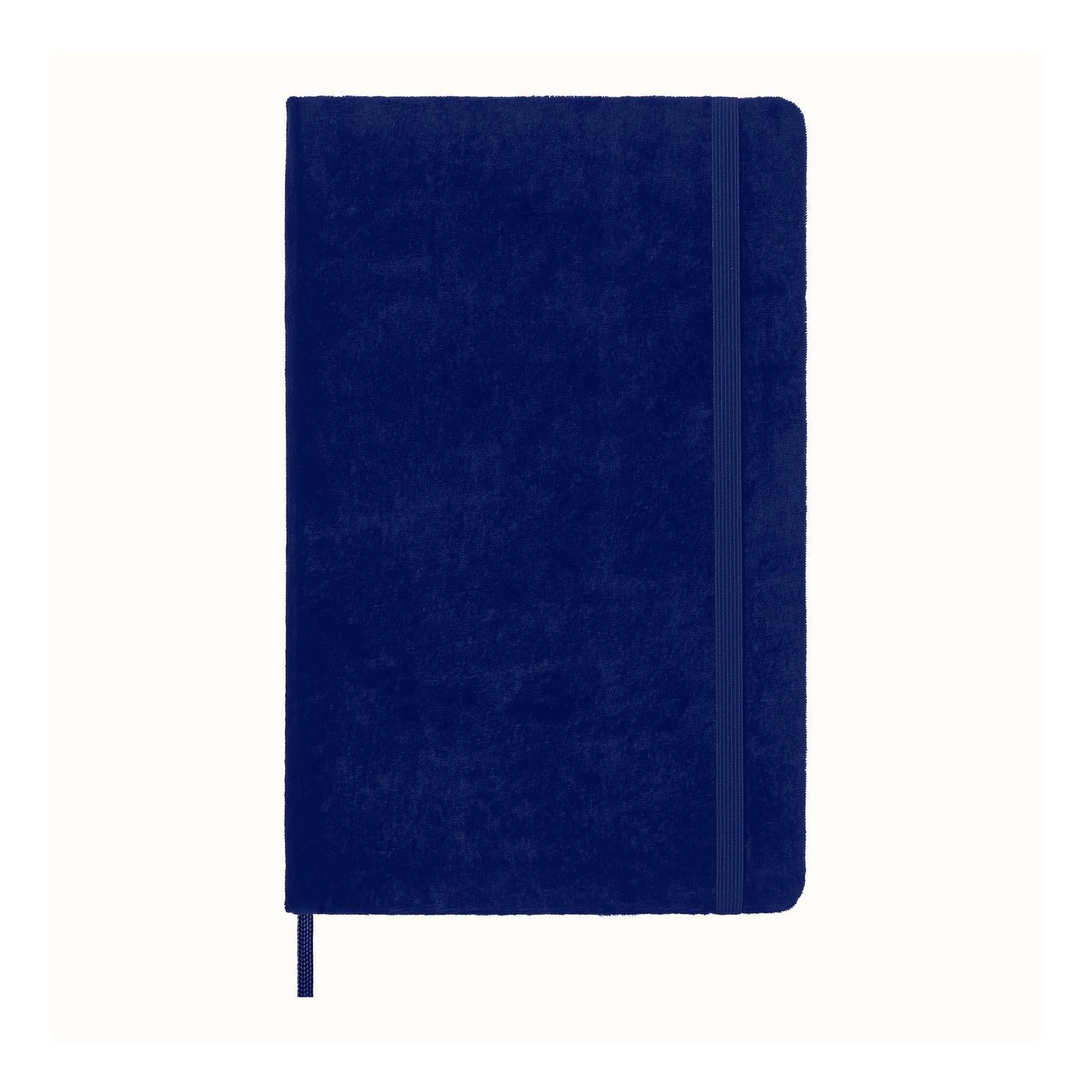 Carnet Textile Large 13X21 - Pages Lignées - Violet Iris