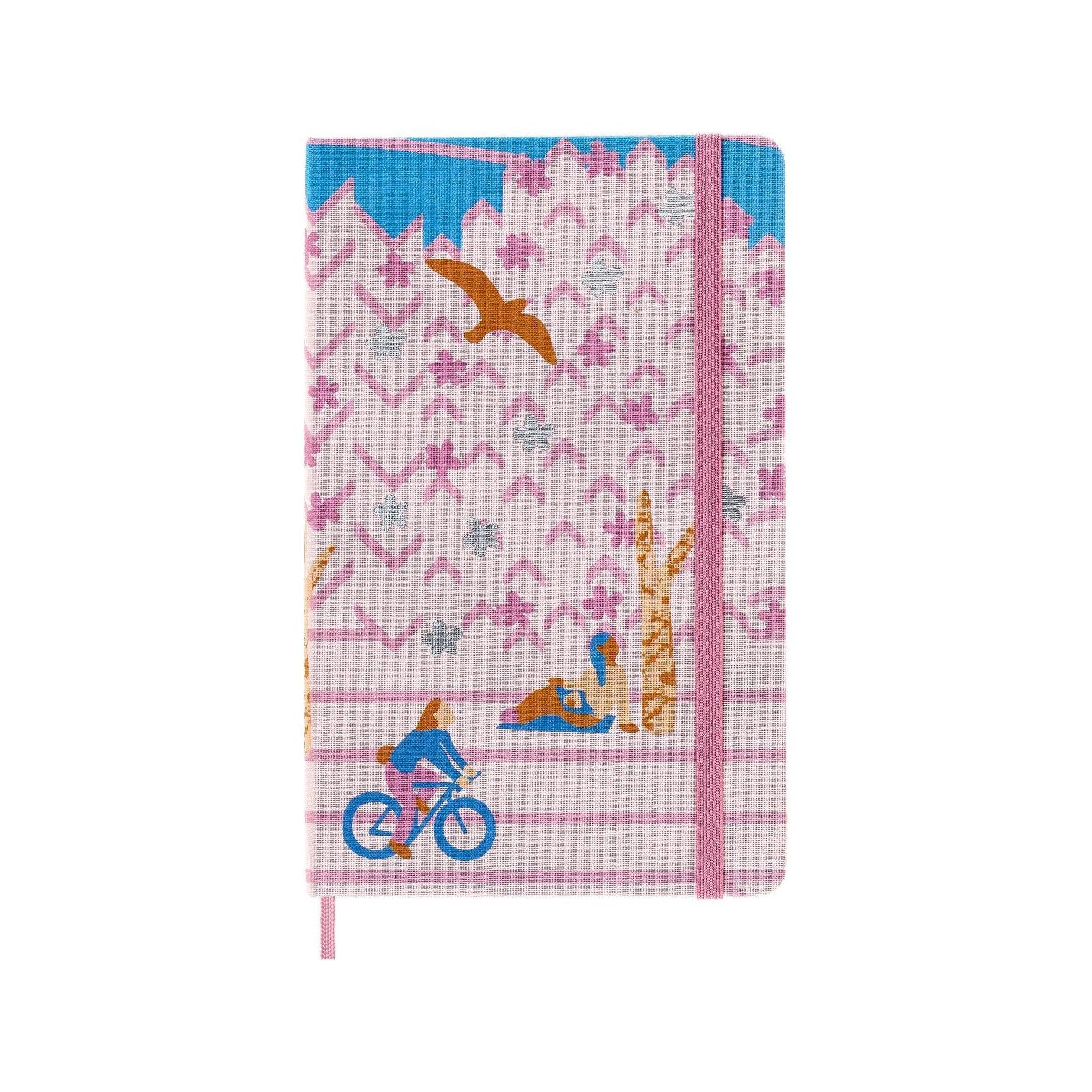 Limited Edition Large 13X21 Notebook - Ruled Pages - Bicycle