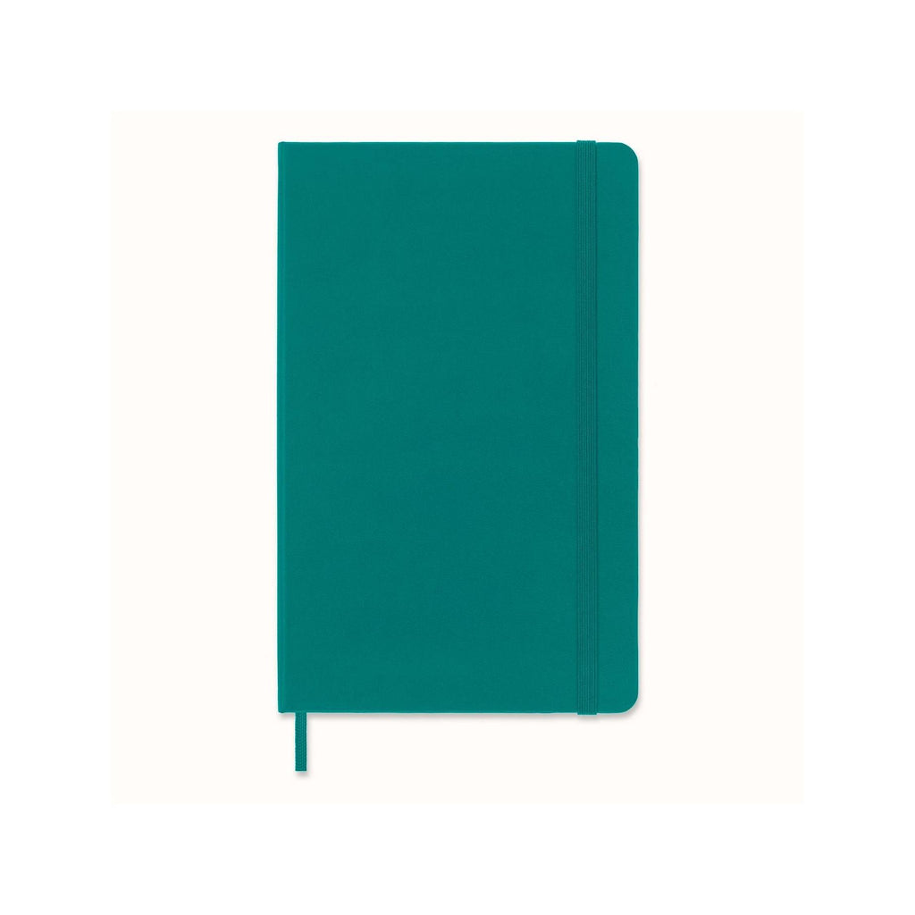 Carnet Classique Large 13X21 - Pages Lignées - Vert Magnétique
